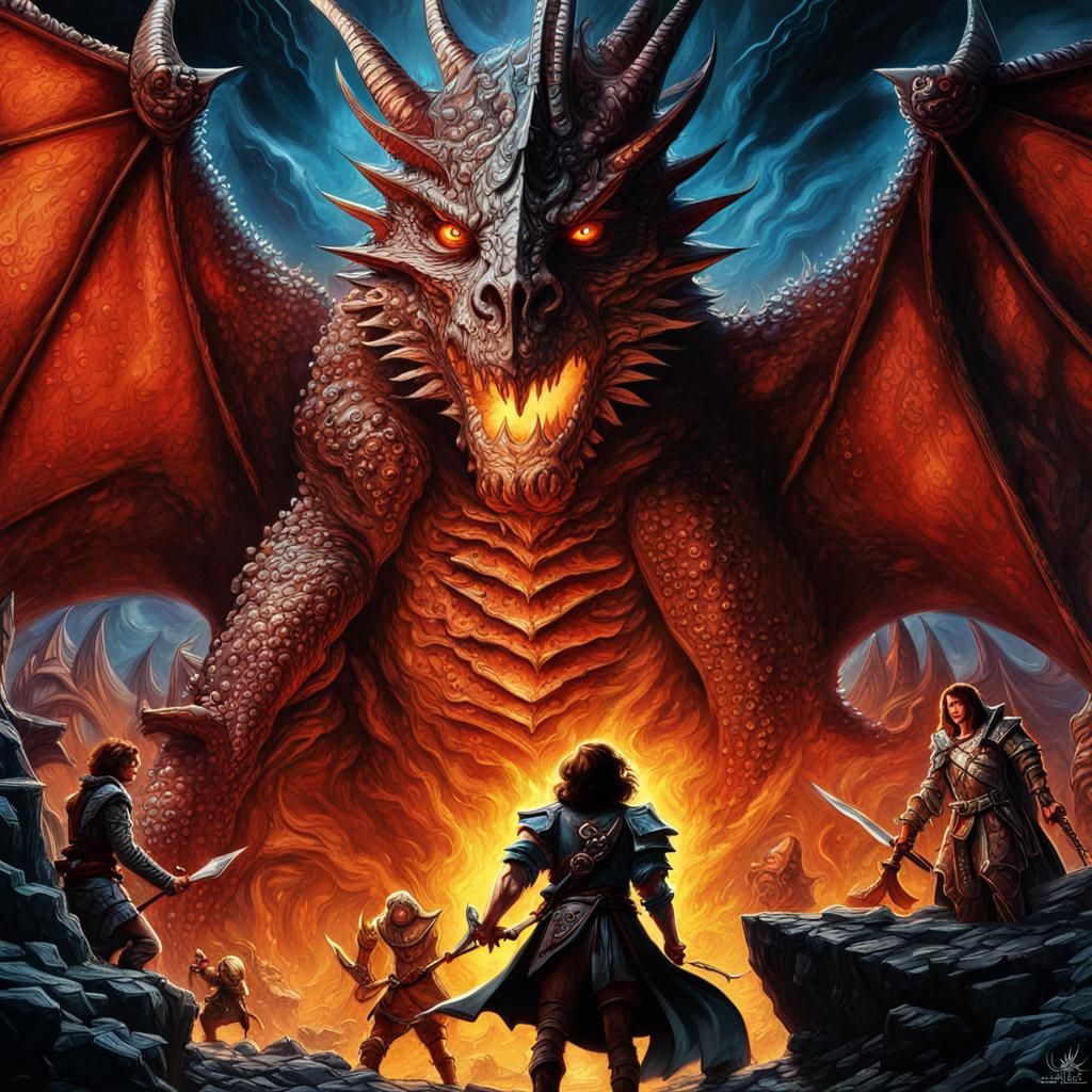 Dungeons and Dragons 80s Movie Poster Art