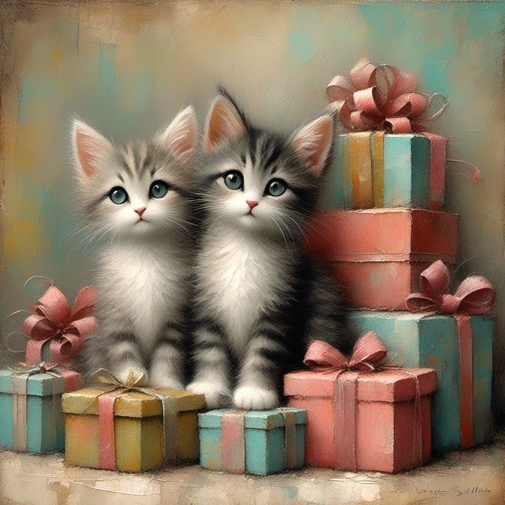 birthday kittens