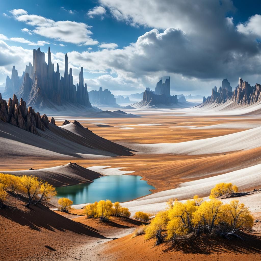 Barren Wasteland on a High Plateau