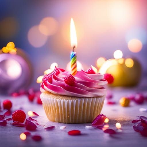 Sparkling Happy Birthday Card Design