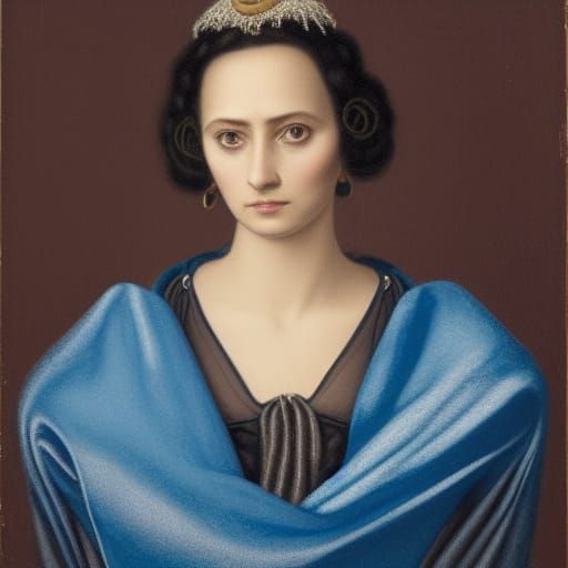 Moiraine Damodred Portrait in Art Nouveau Style