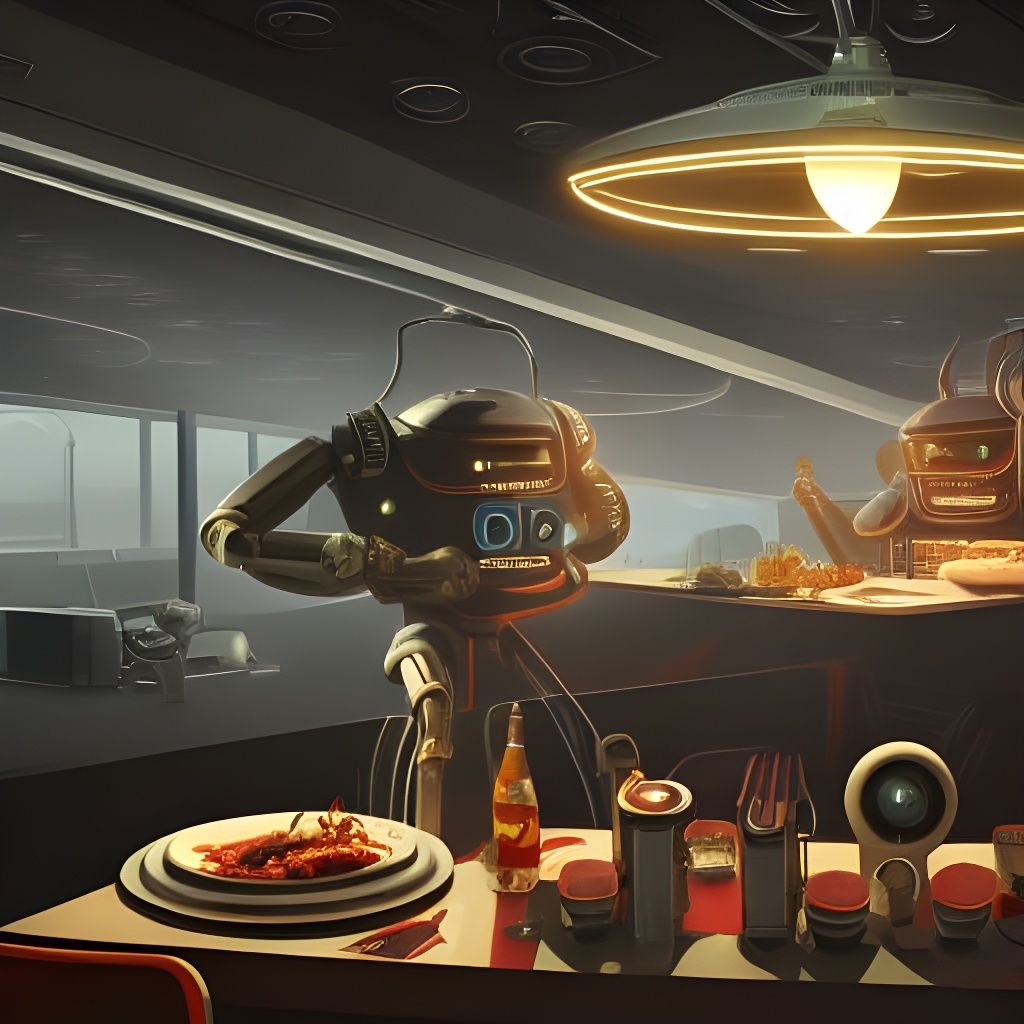 A dinner at past future days