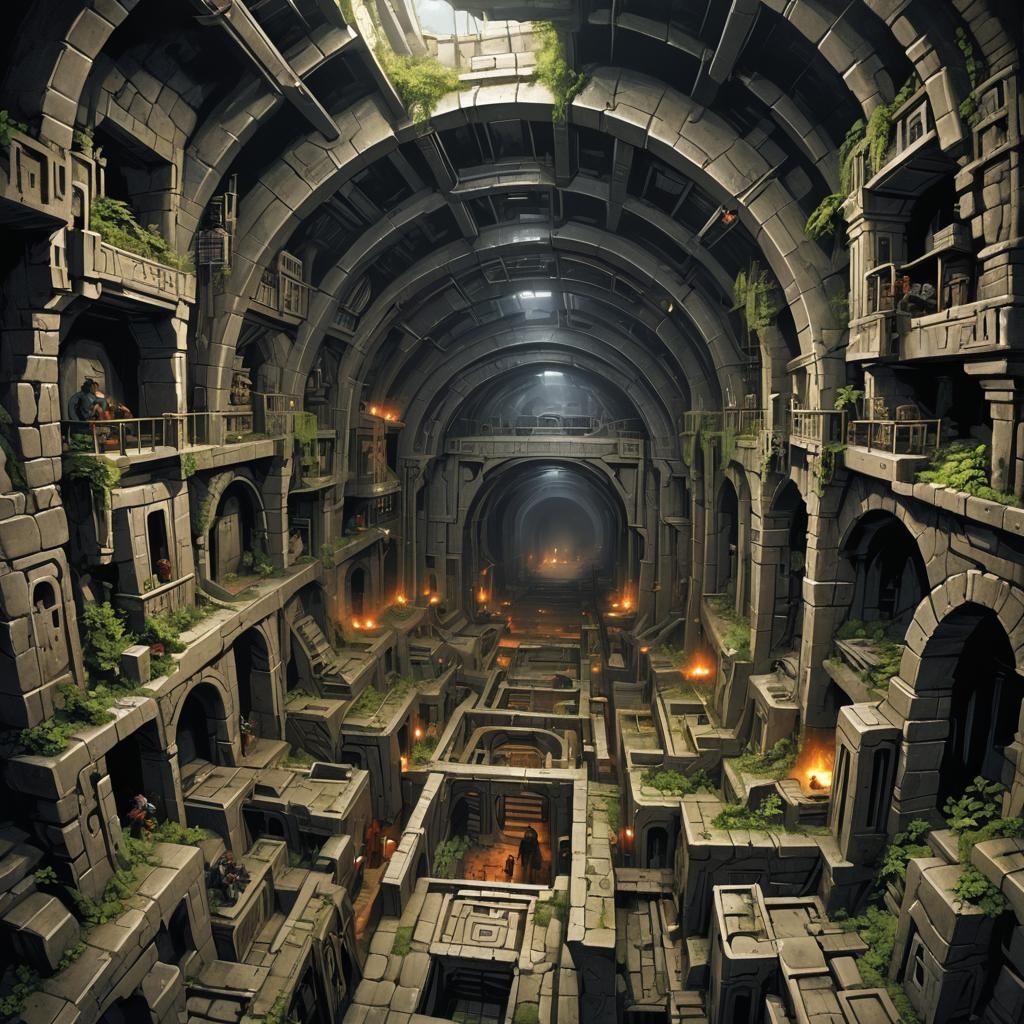 Sinister Underground Tunnels Network for Outcasts