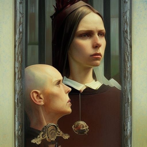 American Gothic in Dark Fantasy Style