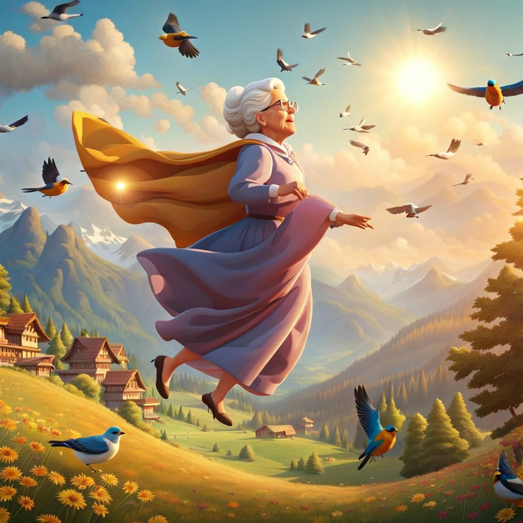 Image: Spring is coming. Grandma is flying around the country again.  /3