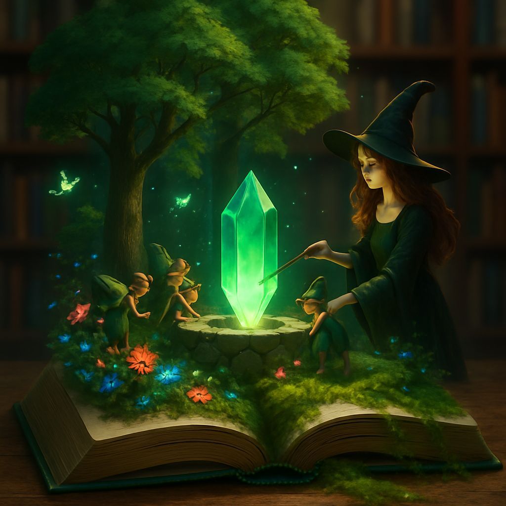 Magical Forest Emerges From Storybook, 8K