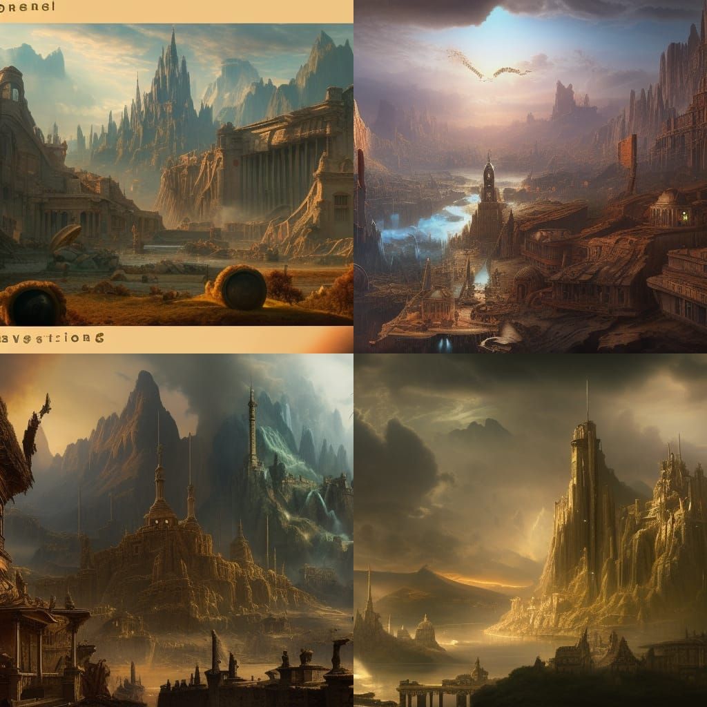 Civilization's End: A Fantastical Matte Painting