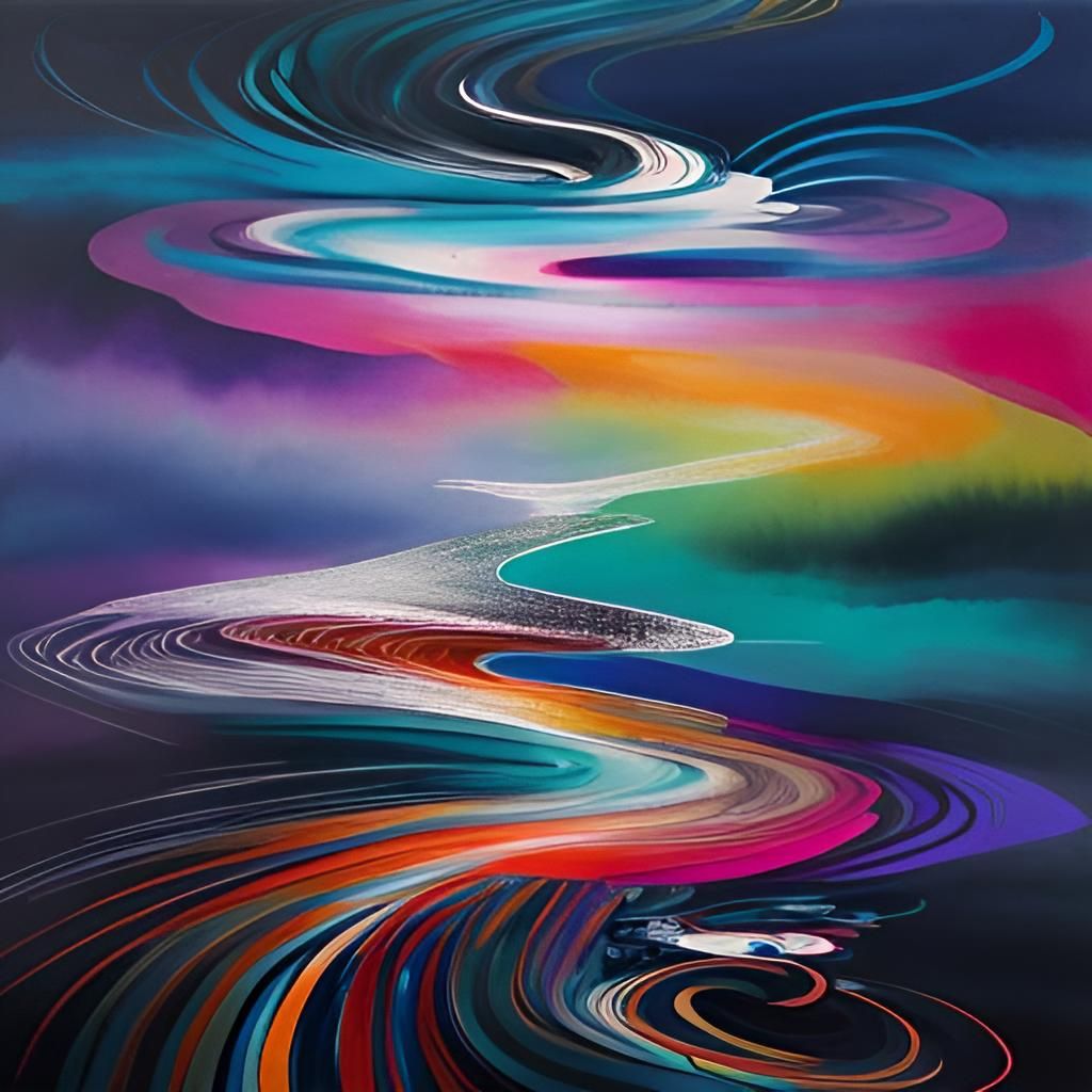 Kaleidoscopic River of Time, Murakami Style