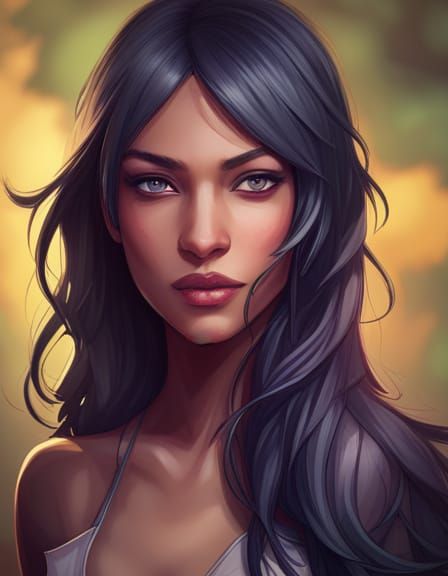 Detailed Portrait in Artgerm and Rutkowski Style