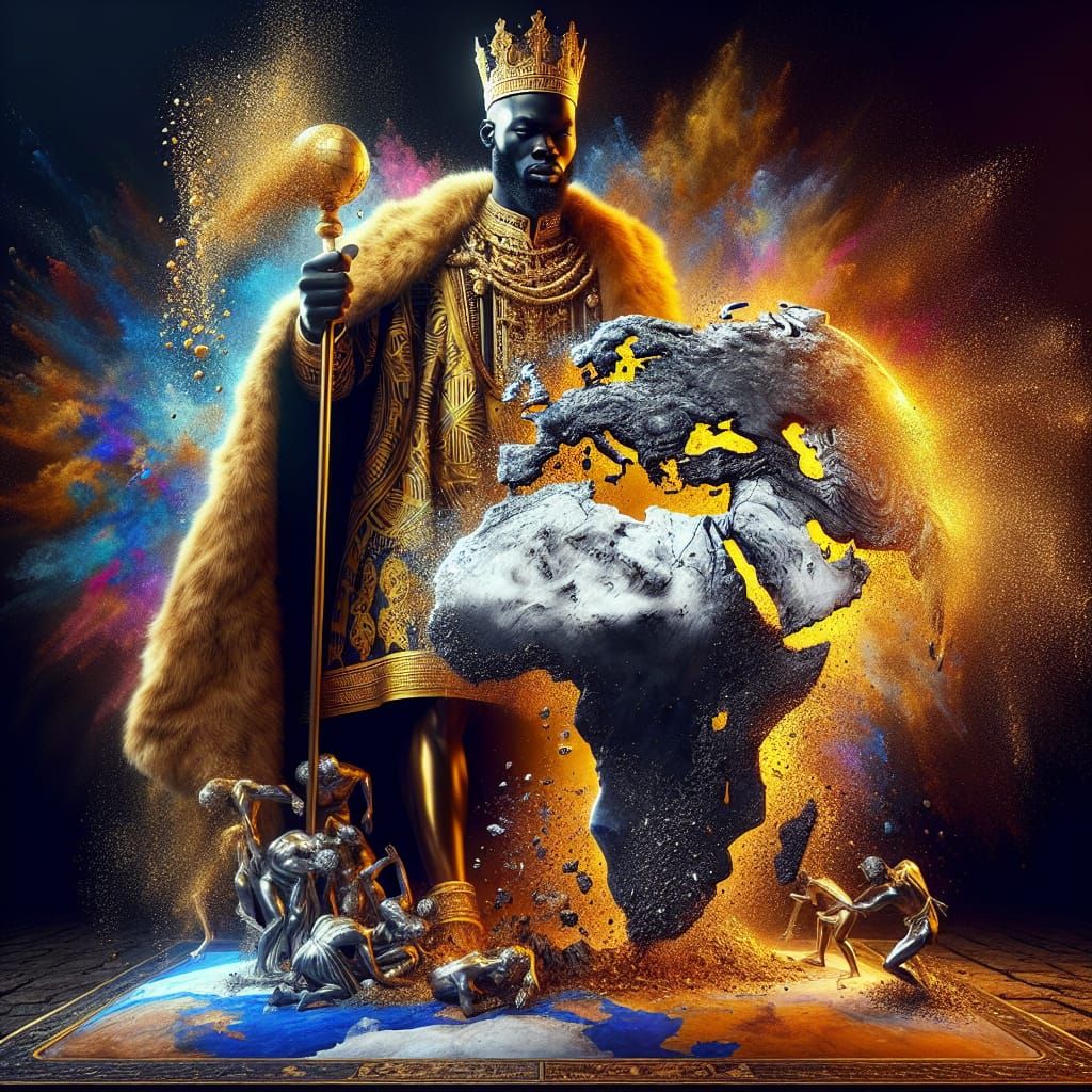 African Emperor Dominates Golden Africa, Crumbling Europe