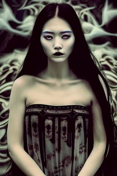 Ethereal Goddess in Studio Ghibli Style