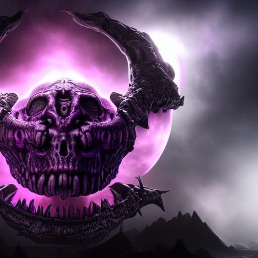 Ominous Doomsday Occult Concept Art in 8K