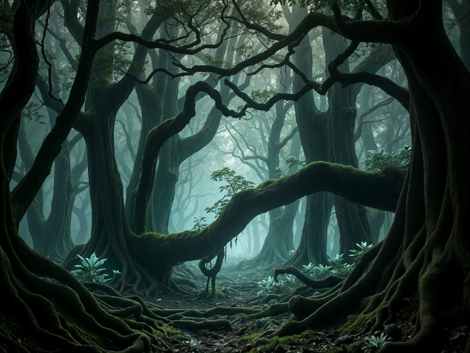 Ethereal Ancient Forest Sanctuary