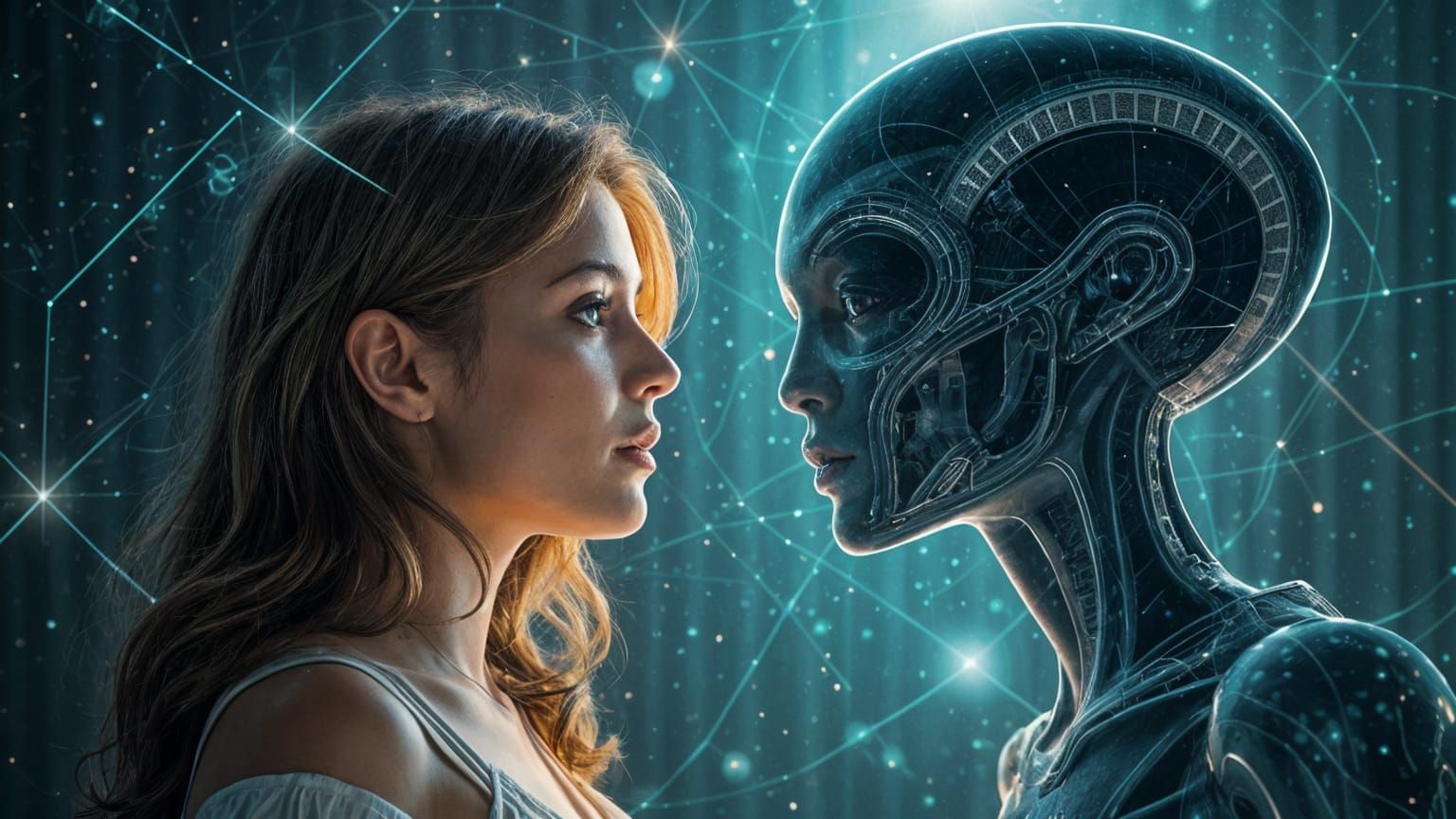 Mind Travel: Woman, Alien, and Stars