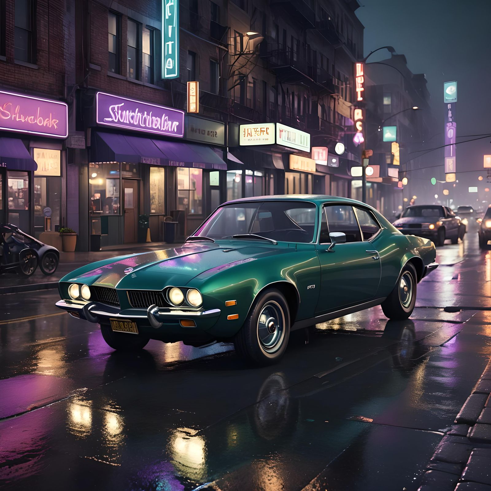1963 Studebaker Avanti in Photorealistic 3D Render
