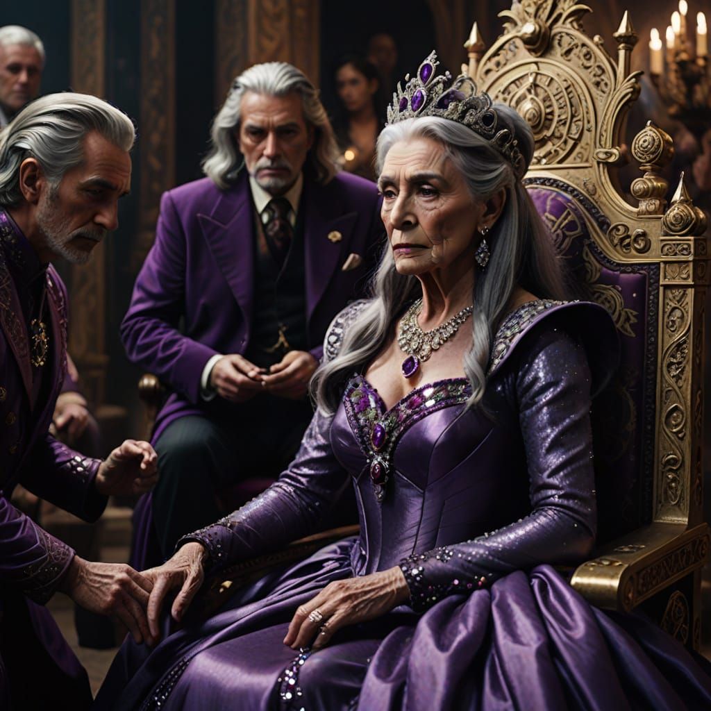 Galactic Empress: A Cinematic Film Still