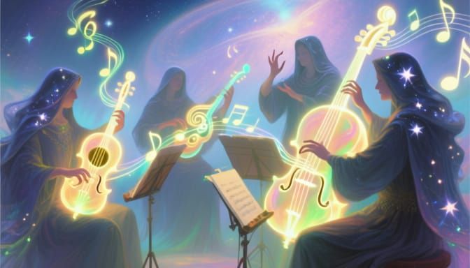 Magical Artists Conduct Luminous Orchestra