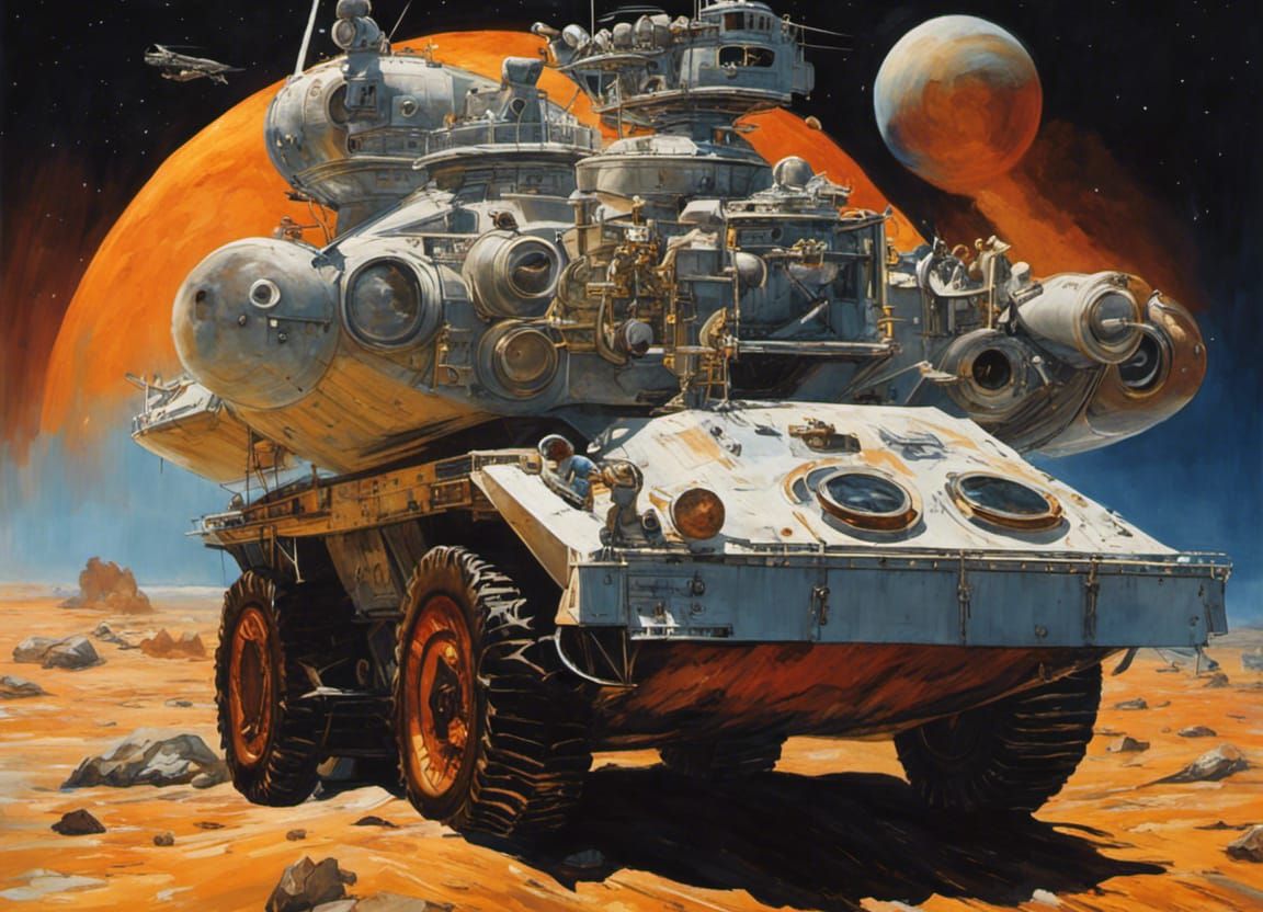 Apollo 11 Capsule Splashdown: Hyperrealistic Concept Art