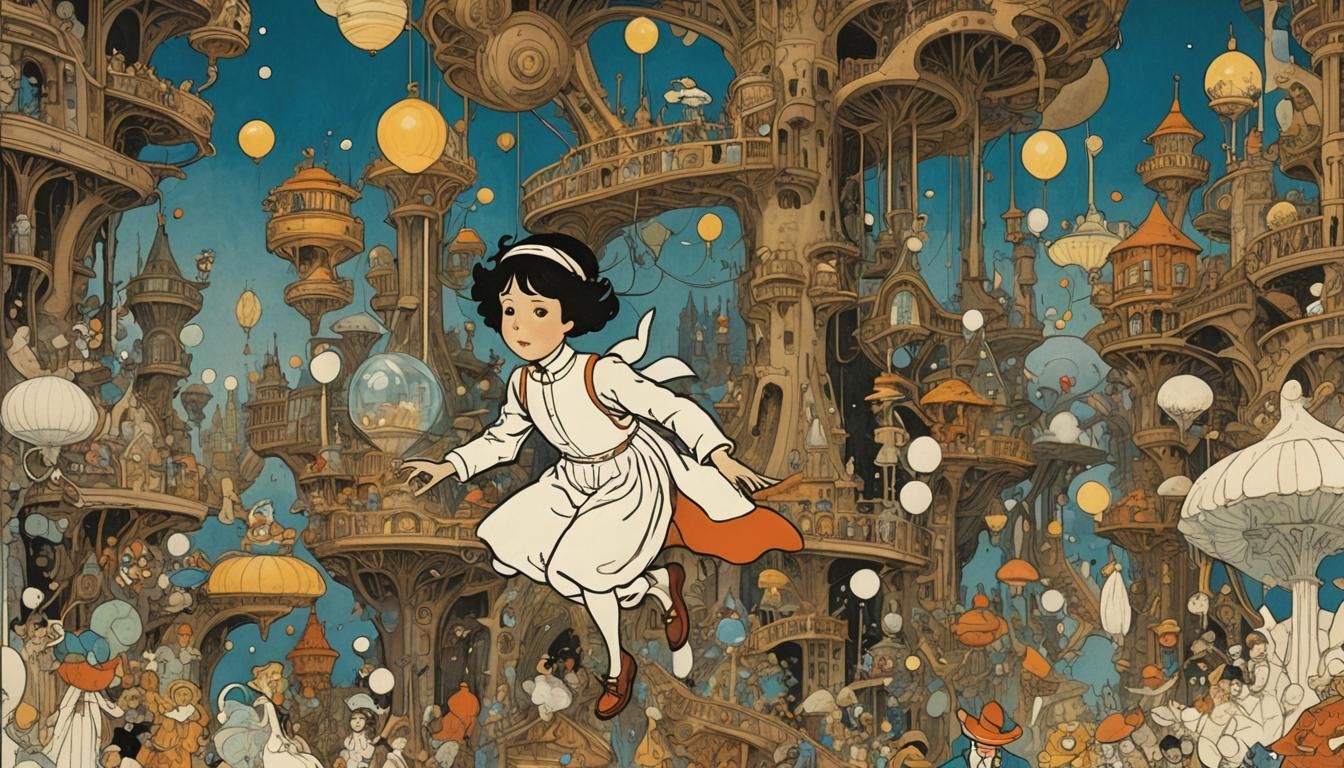Little Nemo and Flip in Wonderland Poster
