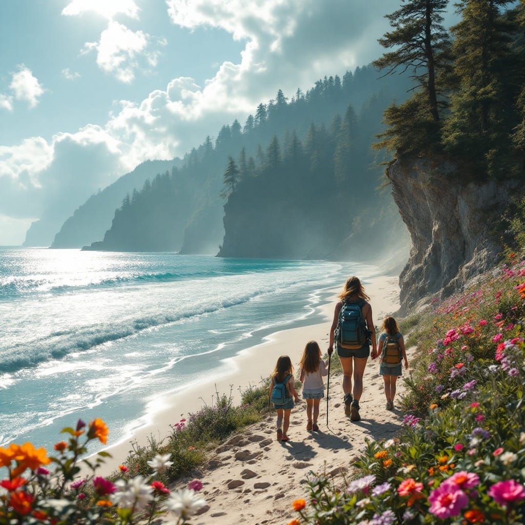 Epic Cinematic Hike to a Dreamy Beach Paradise