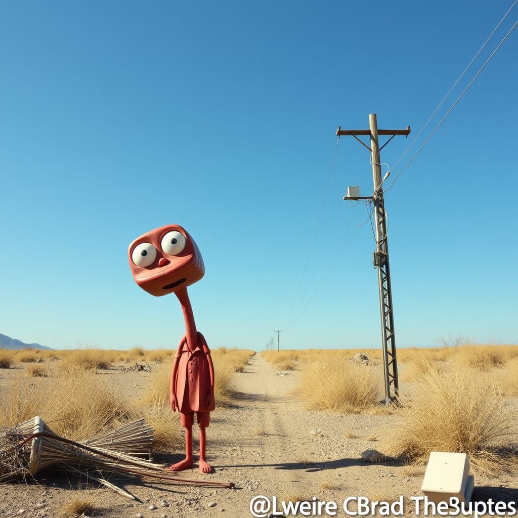 AI Interpretation of the Abstract Concept: Weird