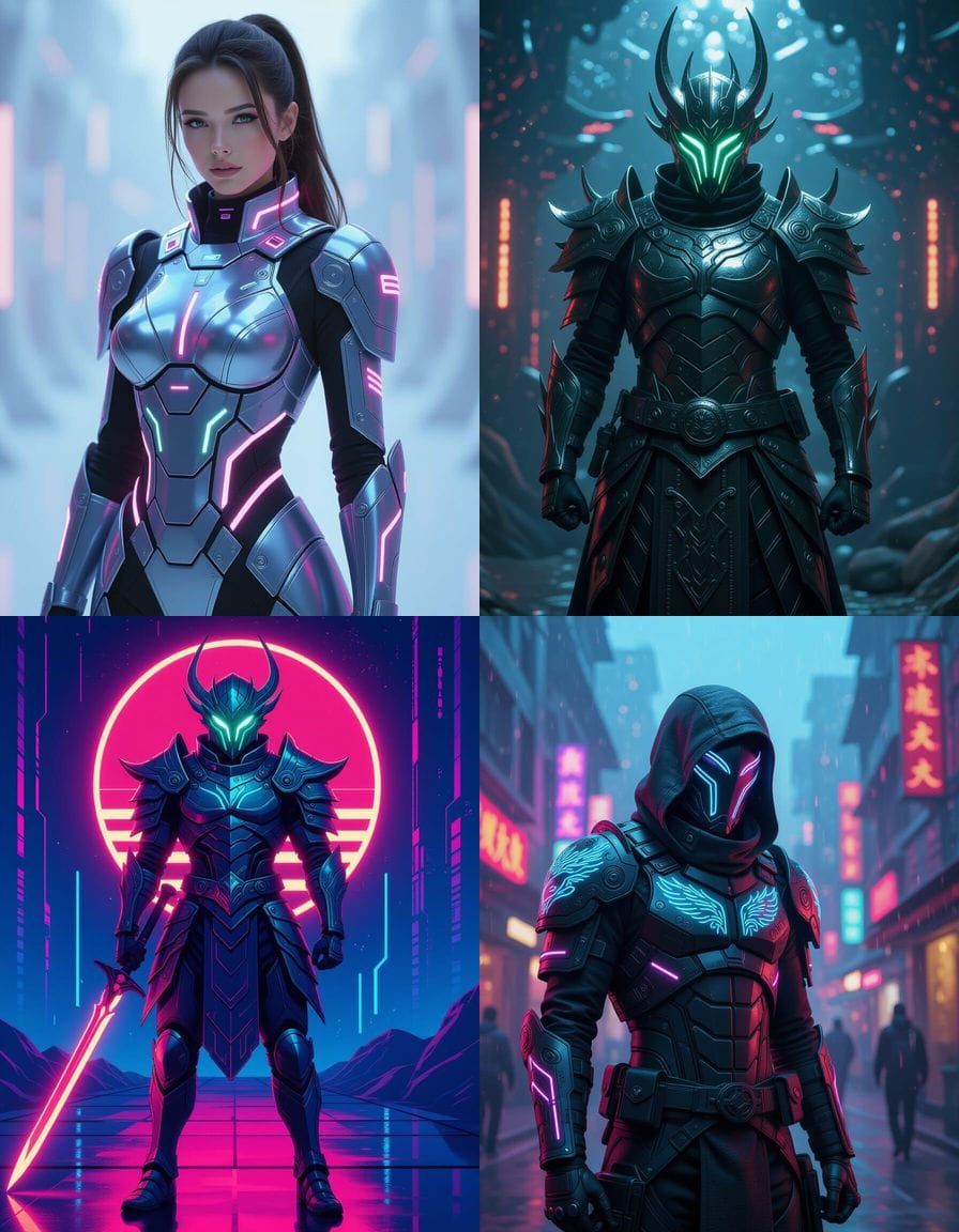 Neon Dragon Armor in ShaoDaowEra Style