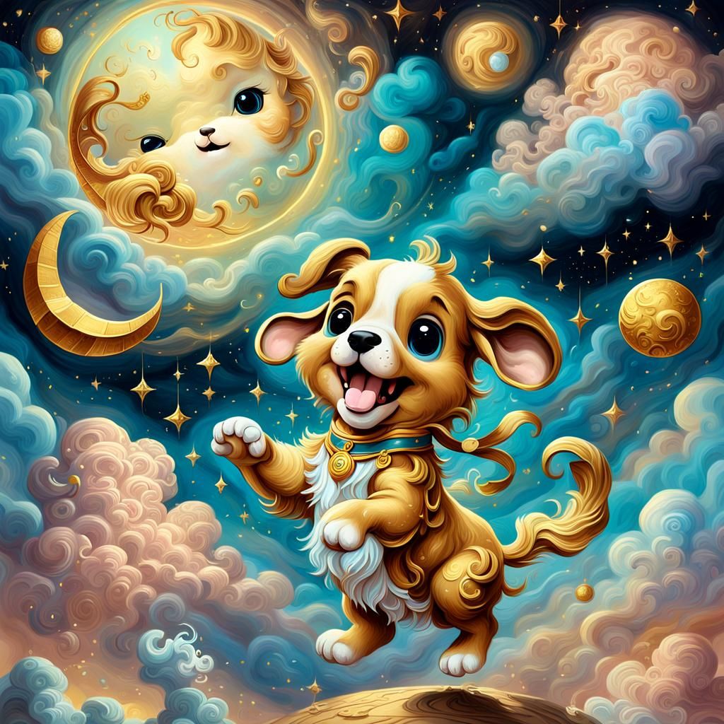 Pluto's Tantrum in a Baroque Celestial Nursery