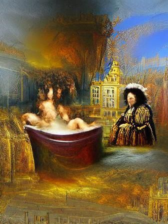 Louis XIV's Infamous Baths: Matte Painting in 8K