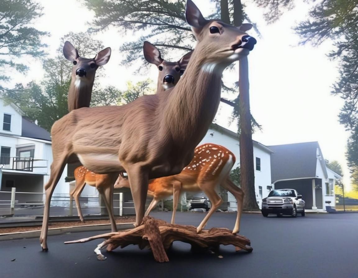 Unique Deer Hybrid Image