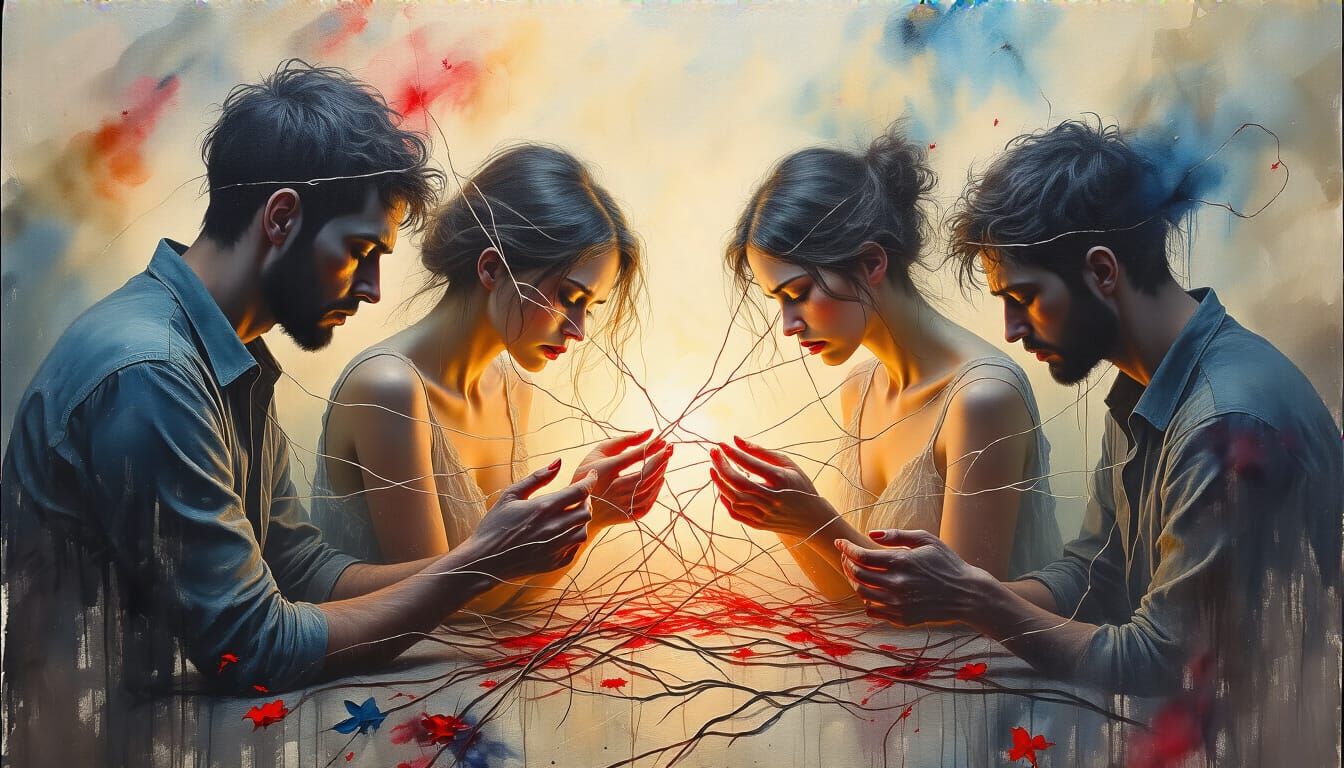 Emotional Connections in Impasto Oil Painting