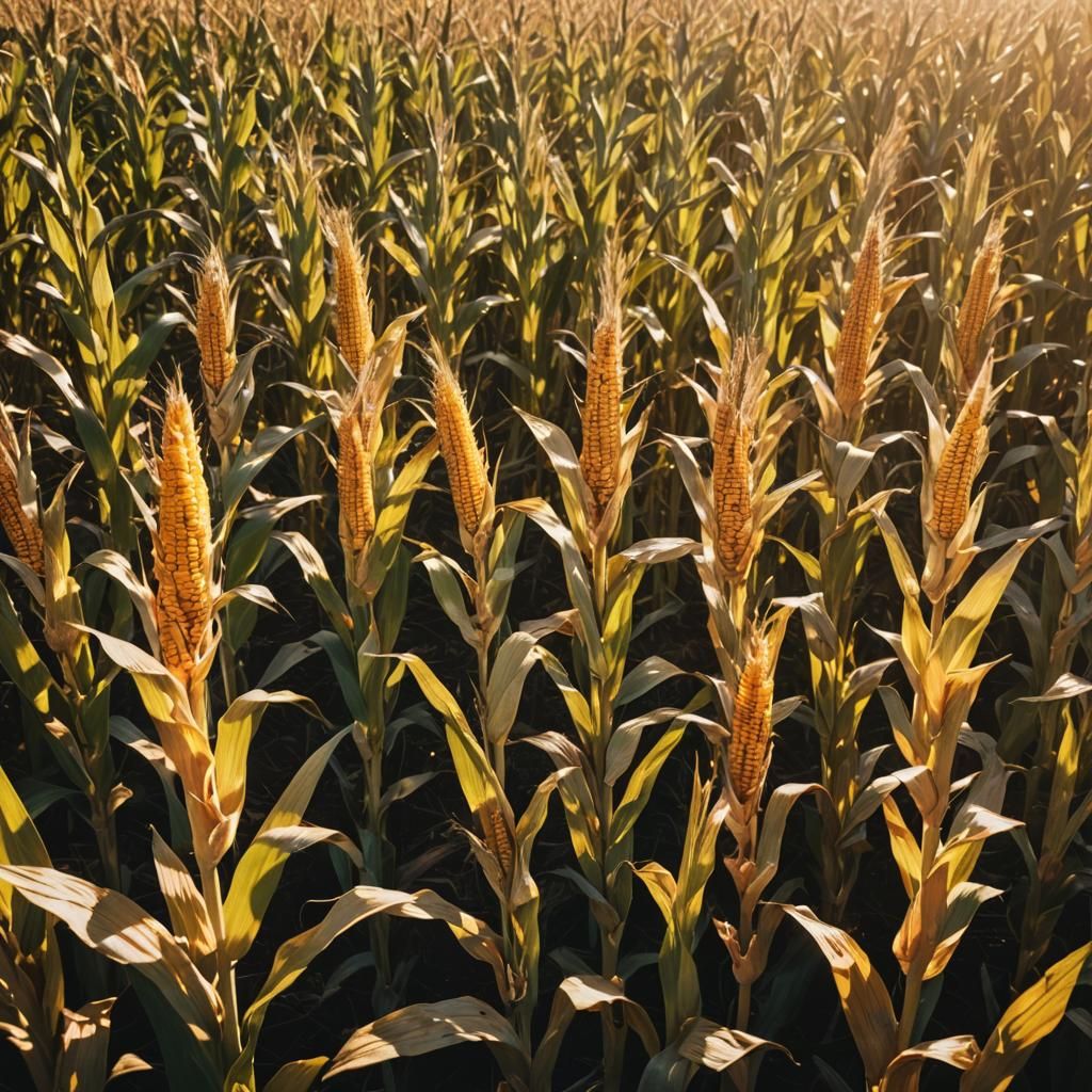 Corn Hub: Cinematic Golden Hour Film Still