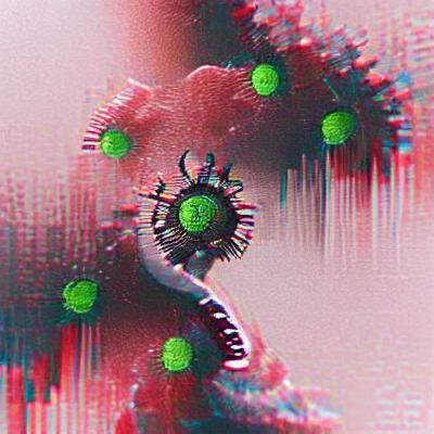 AI Generated Image of a Virus