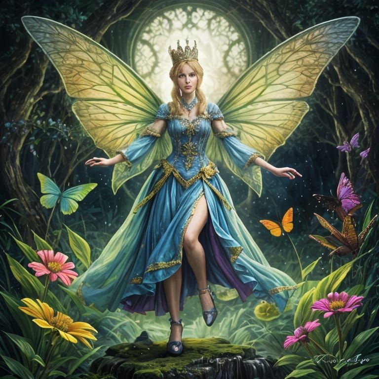 Colorful High-Definition Queen of the Fairies