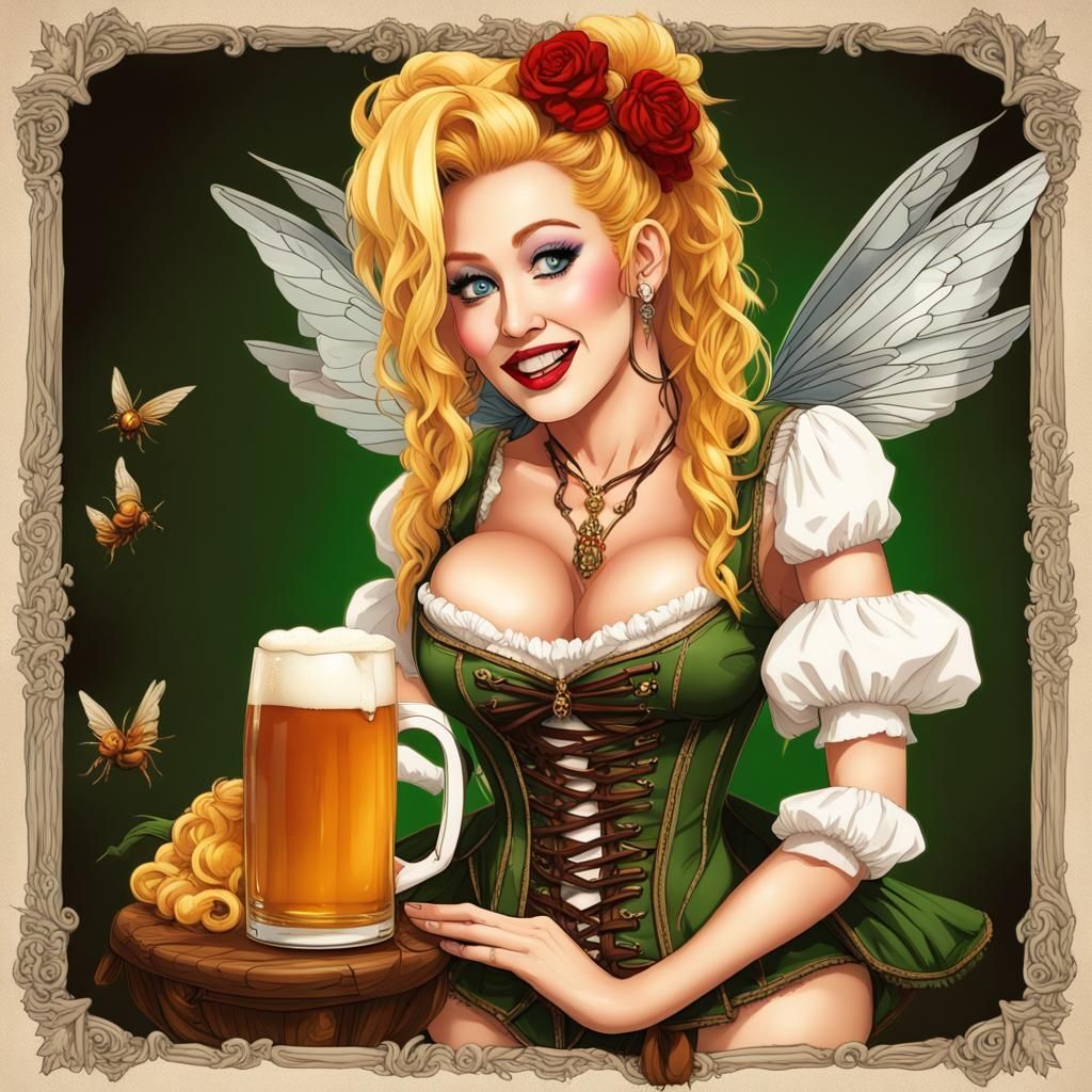 Dolly Parton and Miley Cyrus: Dark Fantasy Valkyries