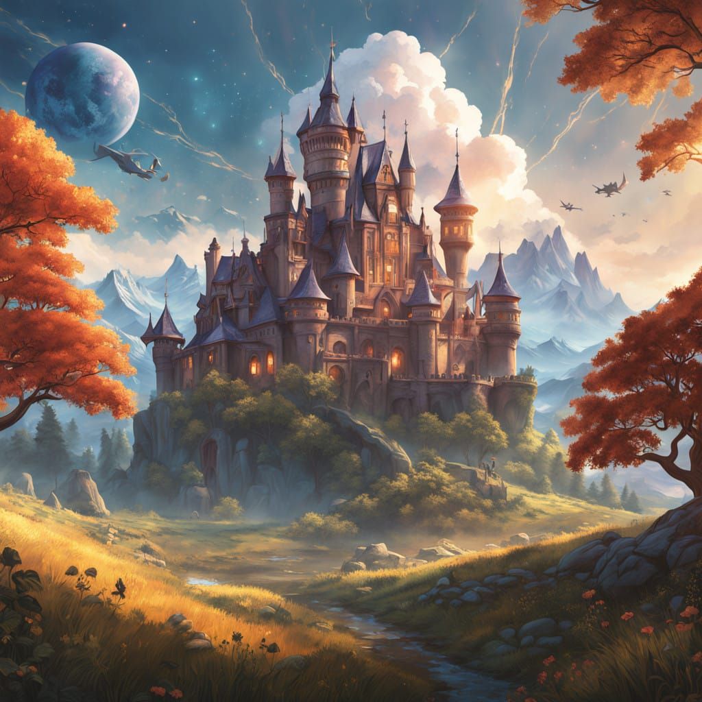 My Utopian Future Home in a Vibrant Bavarian Meadow