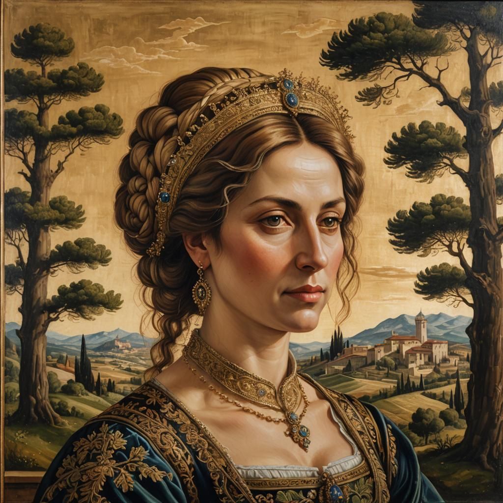 Italian Renaissance Portrait of a Noblewoman