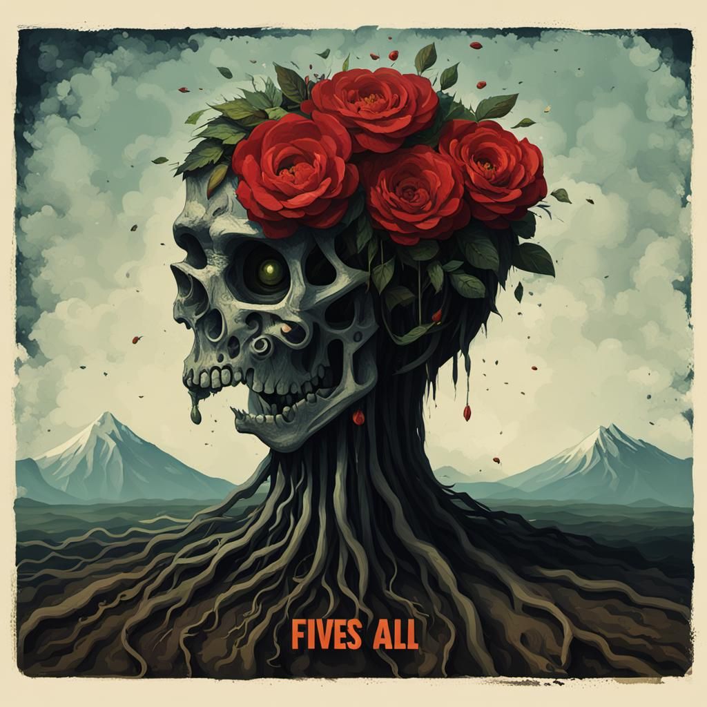 Stylized Text Image: Fives 4 All