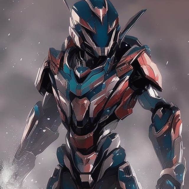 Arcee Head from Transformers as Oil Painting