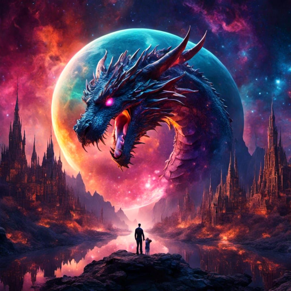 Planet in Dragon's Mouth, Triadic Colors