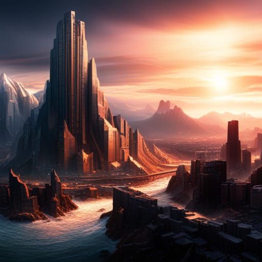 Apocalyptic World: Epic Cinematic Digital Matte Painting