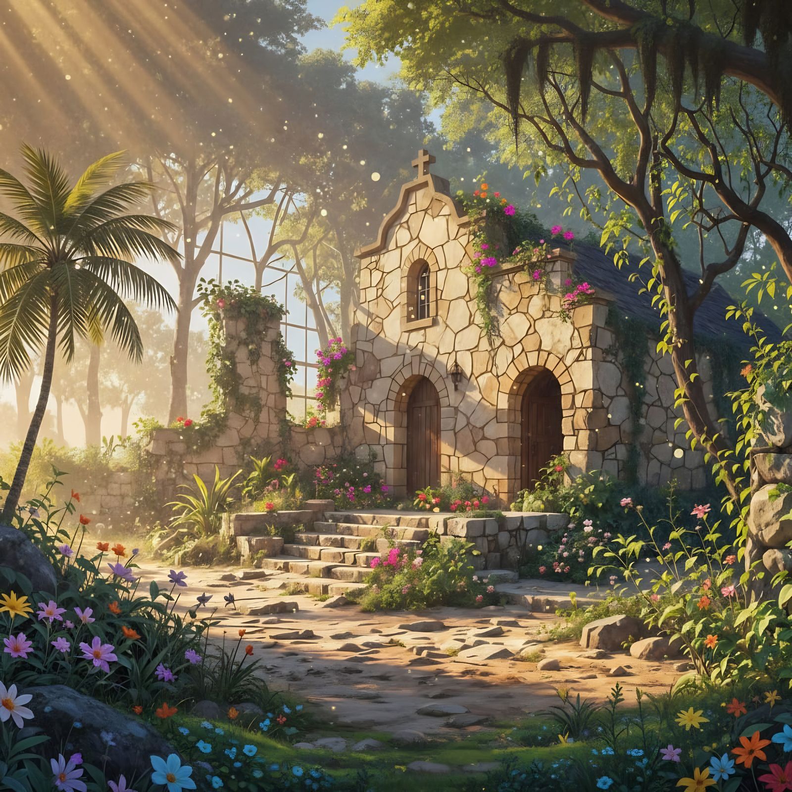 Enchanted Forest Chapel on Bonaire Island