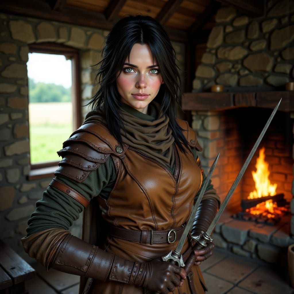 Fit Warrior Vinneth in Leather Armor