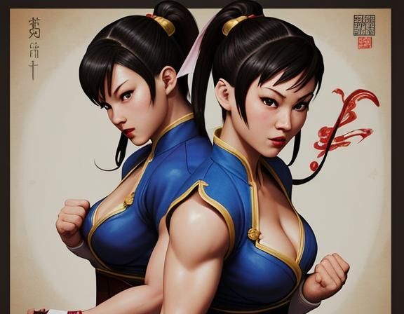 Chun Li Street Fighter: Detailed Poster Art