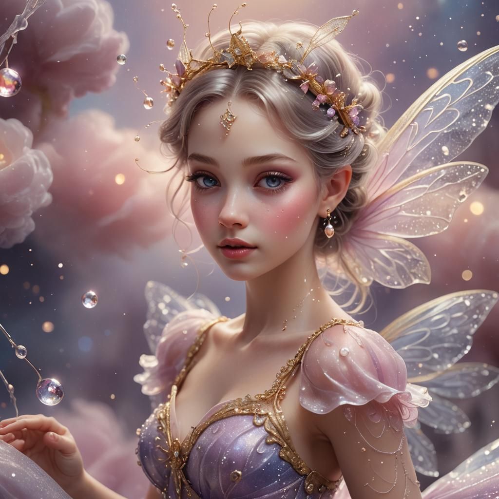 Sugar Plum Fairy in Hyper-Realistic Digital Art