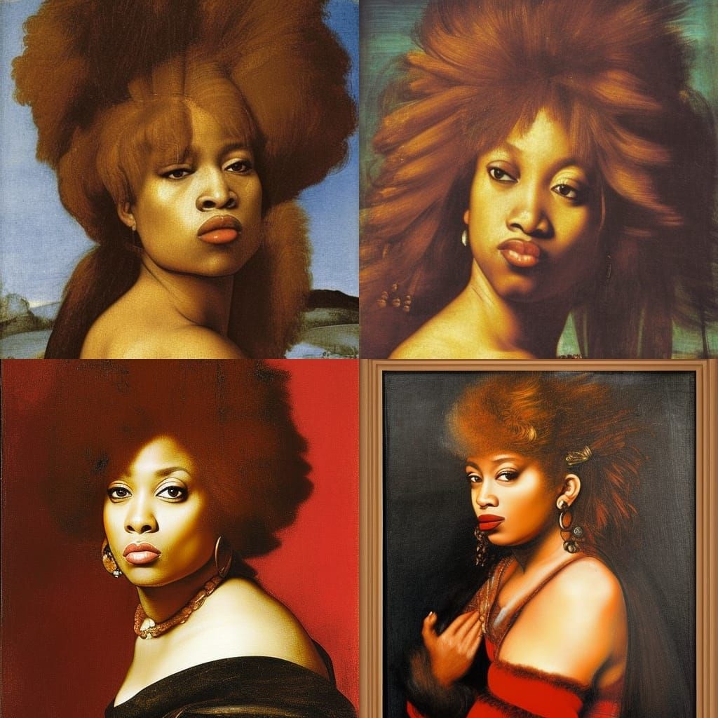 Renaissance Portrait of Tina Turner