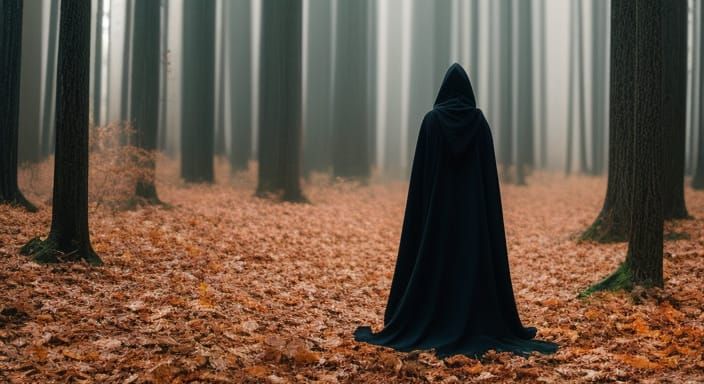 Telekinetic Girl with Glowing Eyes in Sci-Fi Art