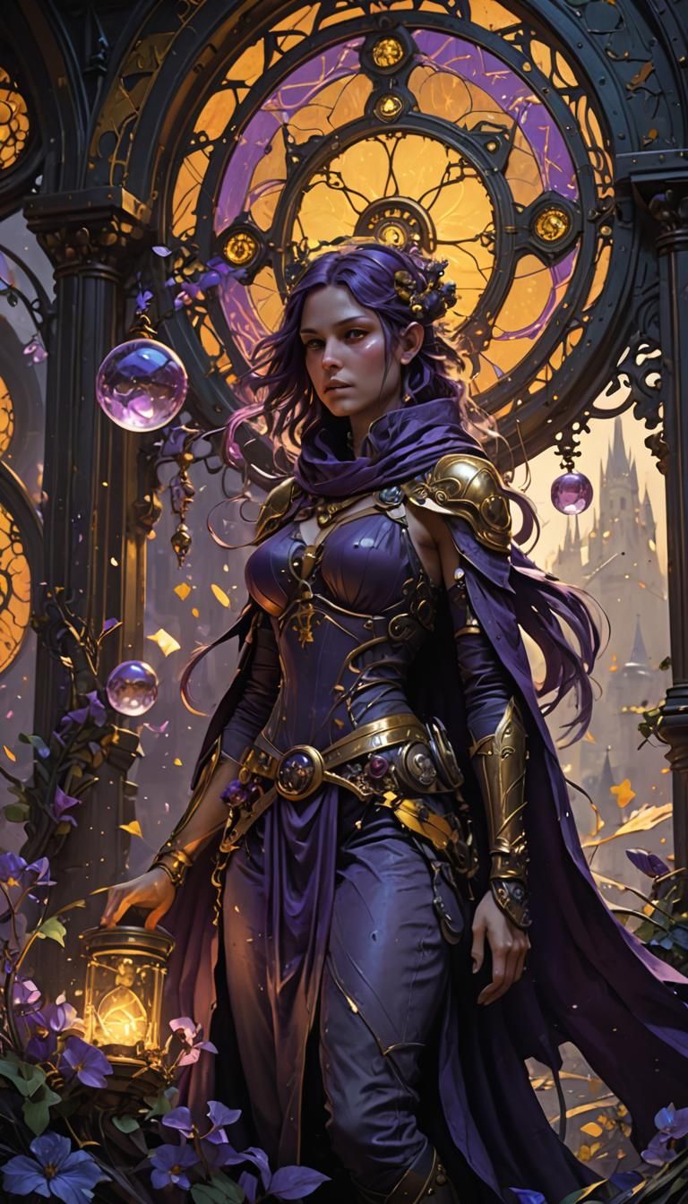 Dark Fantasy Art with Dynamic Lighting