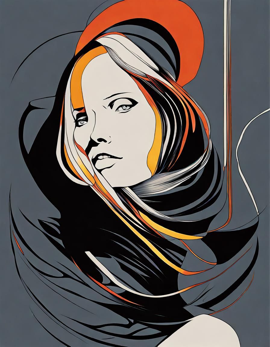 Minimalist Line Art with High Contrast