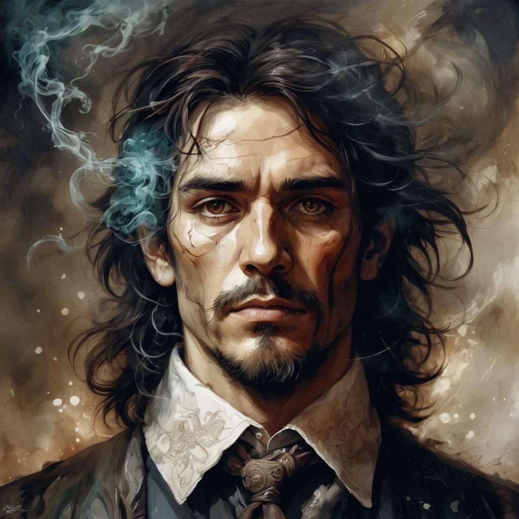 Dark Fantasy Spaniard in Mist