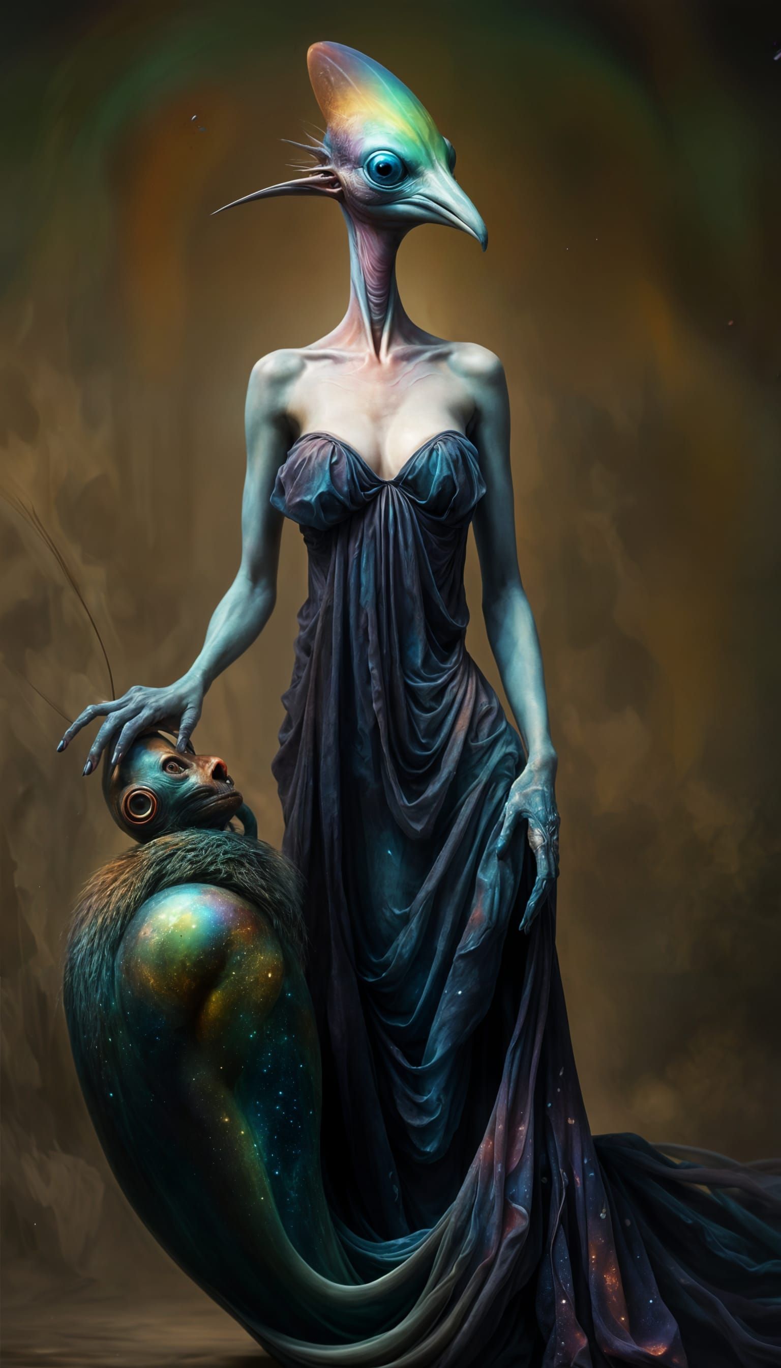 Surreal and Exotic Aliens in Hyperrealistic Detail